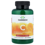 Swanson Vitamins, Буферизованный витамин C с биофлавоноидами, 100 капсул