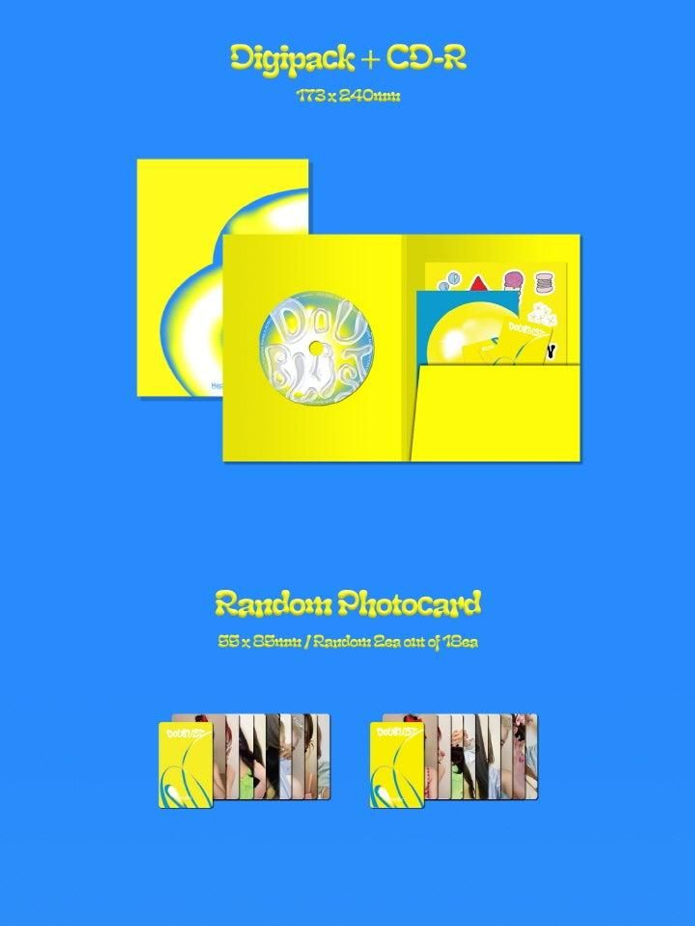 Альбом Kep1er - DOUBLAST 2nd Mini Album 2 Version SET