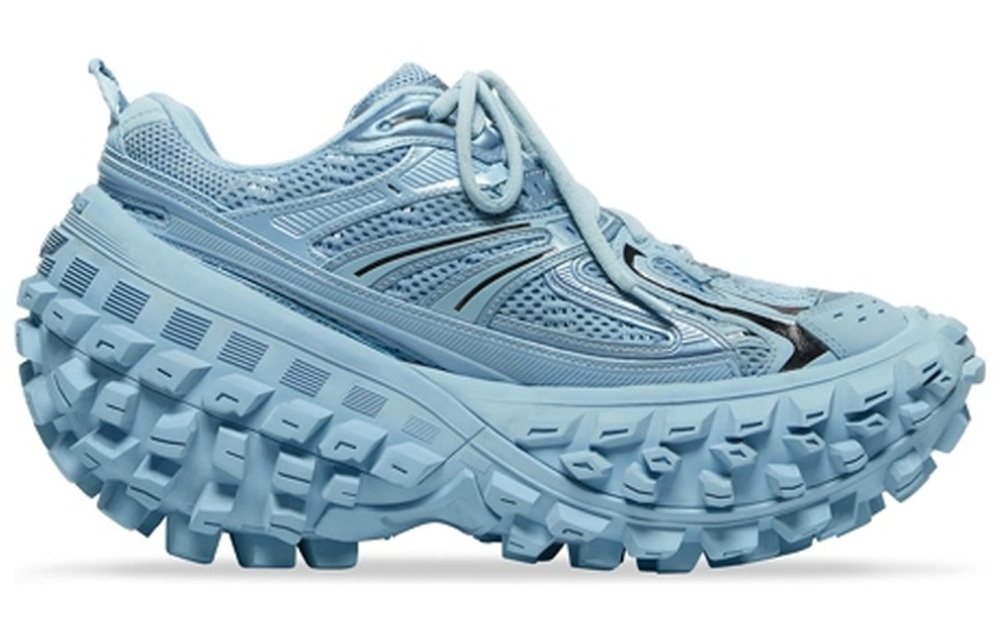 Balenciaga Bouncer Screw Sneakers "Blue Mesh And Nylon"