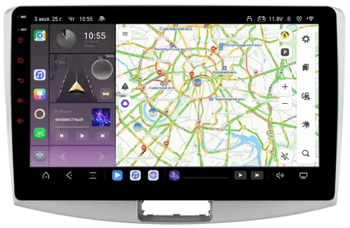 Магнитола для Volkswagen Passat 2005-2015 (B6, B7, CC) - Kuberg QLed, Android 13, Быстрейшая, CarPlay, SIM-слот