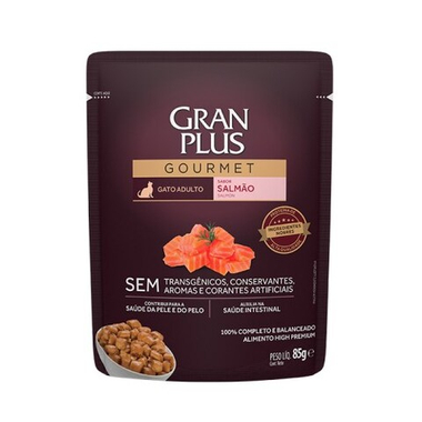 Granplus Gourmet Cat Лосось пауч для кошек 85 г