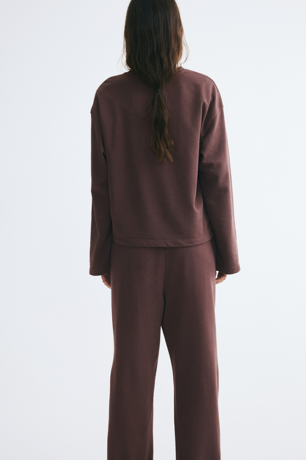Комплект из хлопкового свитшота и брюк - H&M