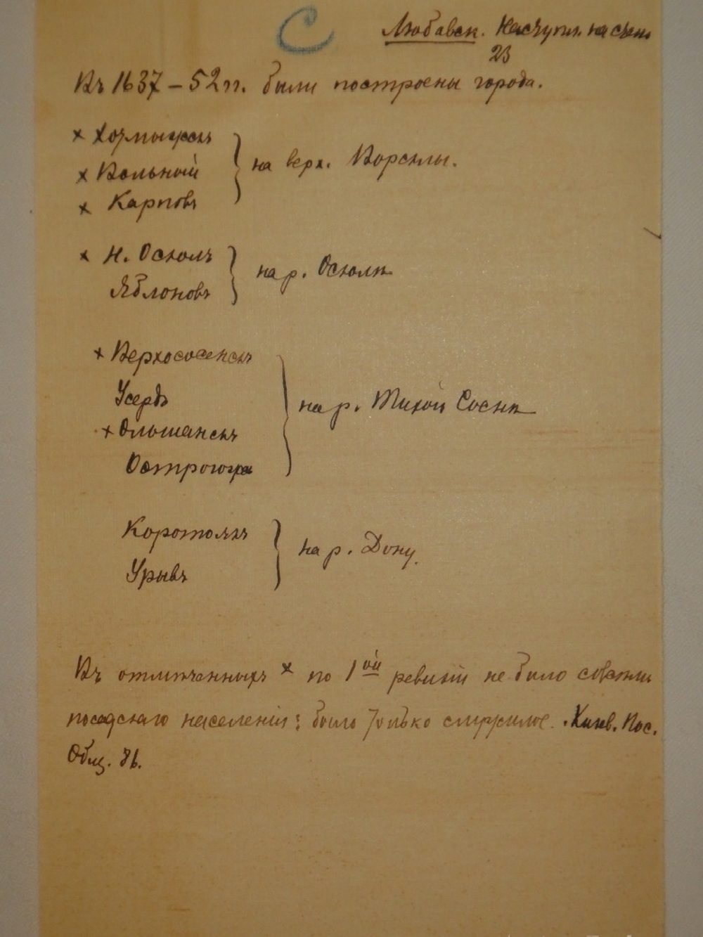 "Засечная черта Московского государства в XVIII веке. Очерк из истории обороны окраины Московского государства". А.И.Яковлев. 1916г.