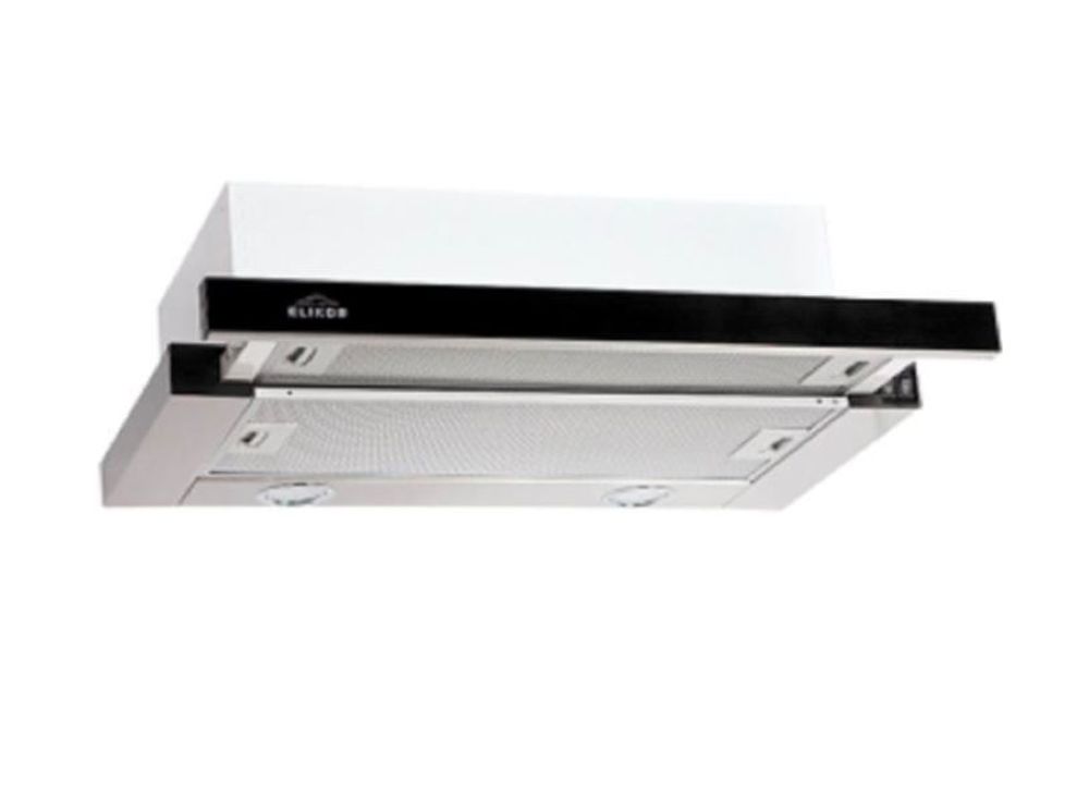 Вытяжка  Эликор "Интегра" GLASS 60Н-400-В2Д нерж/стекло черное R