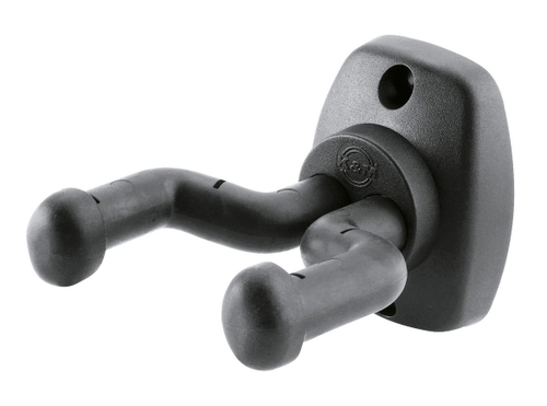 K&M 16250-000-55 держатель для гитары настенный, короткий, 0,17 кг