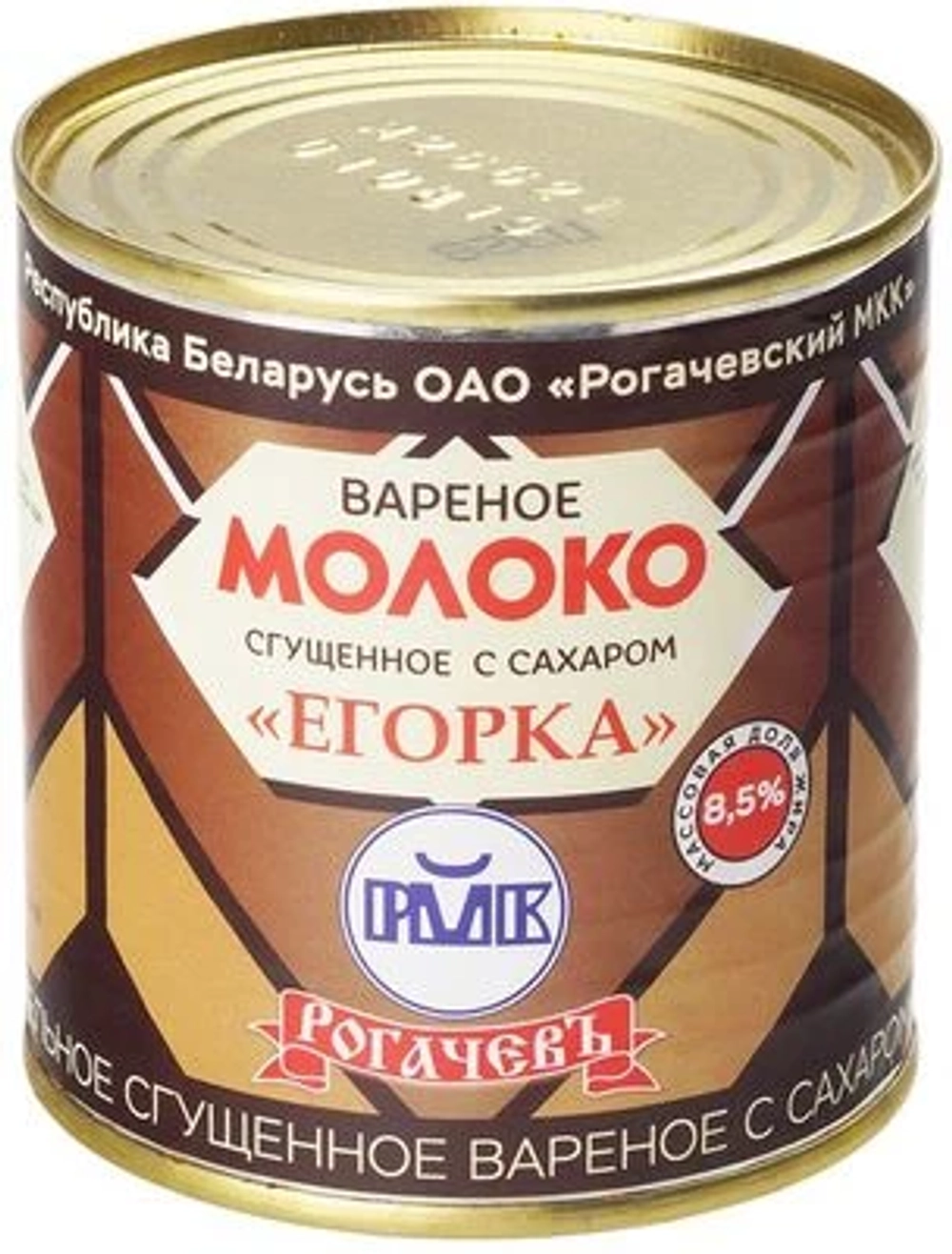 Сгущёное молоко варёное Егорка Рогачев 8,5% 360 г