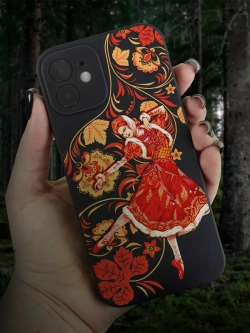 Чехол на iPhone 12 с принтом