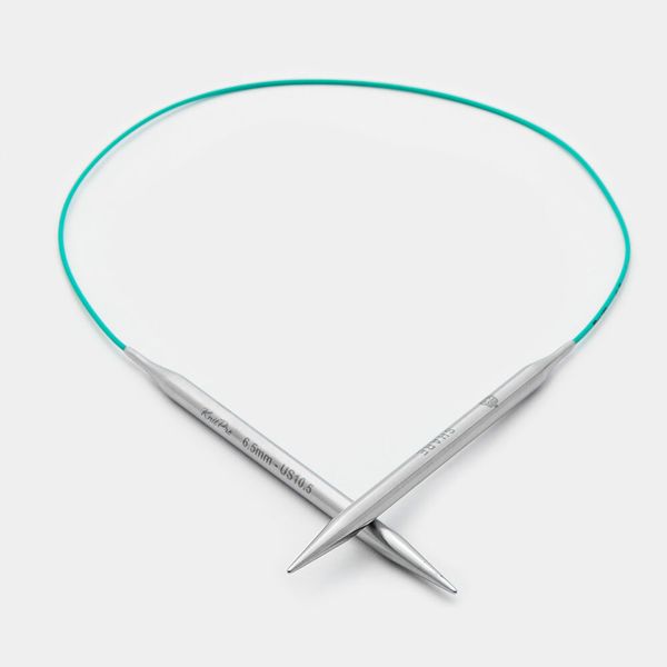 Спицы круговые Knit Pro Mindful 4,5 мм / 25 см, нержавеющая сталь, серебристый, 36047