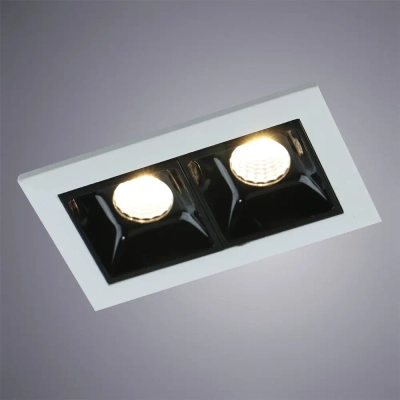 Точечный встраиваемый светильник Arte Lamp GRILL A3153PL-2BK, LED