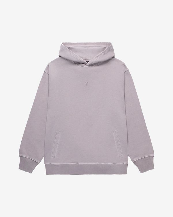 Худи «Y» Garment Dyed сливовое - фото 1