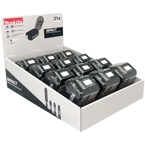 Набор насадок IMPACT BLACK Makita E-03090