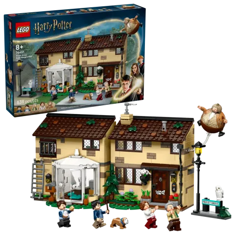 Конструктор LEGO Harry Potter 76451 Тиссовая улица: визит тети Мардж