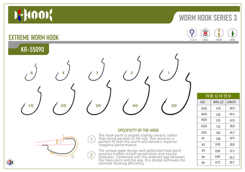 EXTREME WORM HOOK