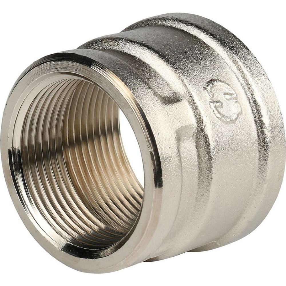 Муфта переходная 20х25 (3/4"x1") никель