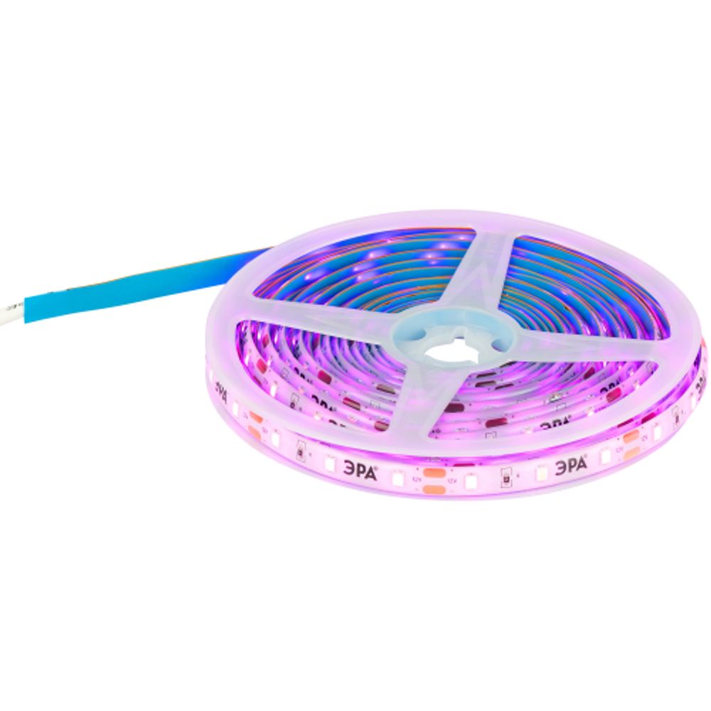 Светодиодная лента для растений ЭРА FITO-Strip Light-RB-45W-5m-12V-IP65 красно-синего спектра 5м IP65 с адаптером 12V | Светодиодные ленты для растений