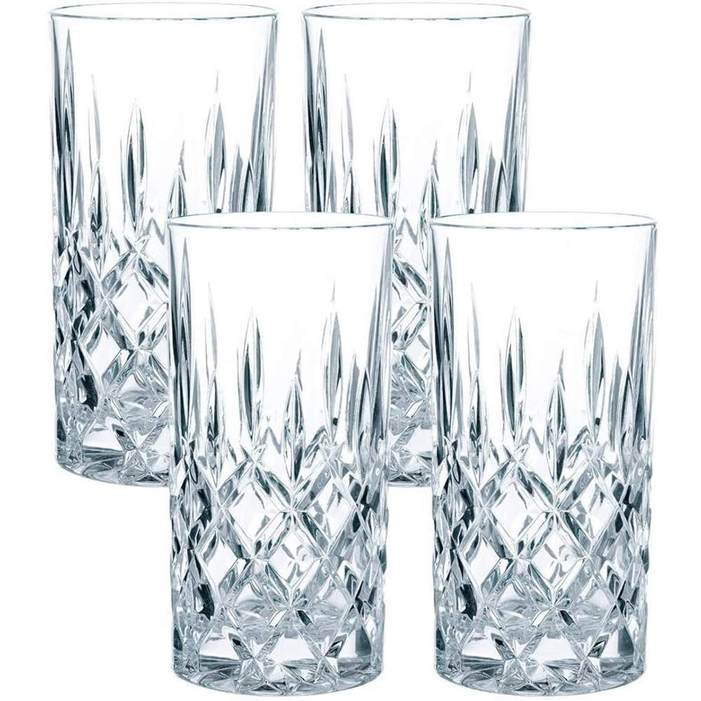 Набор высоких стаканов Noblesse Longdrink Set/4, 4 шт., 375 мл, хрусталь, Nachtmann