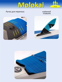 Сапборд 12.6 двухслойный сап борд sup board 383 см