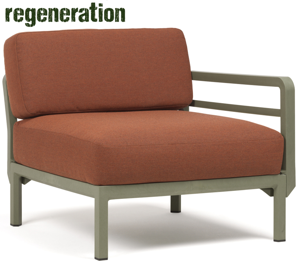 Пластиковый модуль Nardi Maximo Elemento Terminale DX/SX, кактус, корица