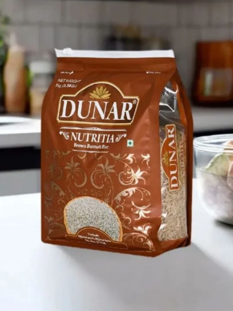 Рис Dunar Basmati Nutritia нешлифованный 1 кг