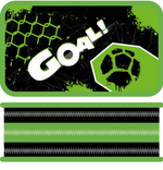 Пенал 3 секц. большой тканевый торец 190/105 "Cool goal 2025" (Пчелка)