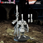 Grand Alliance Order Stormcast Eternal Vindictors Воитель с копьём №1 миниатюра для dnd, днд, pathfinder, фентези, Настольная игра, НРИ, Варгейм, РПГ