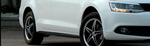 Пороги в стиле GLI Volkswagen Jetta 6 (текстурный пластик)
