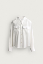 РУБАШКА RELAXED FIT ИЗ СТРУЯЩЕЙСЯ ТКАНИ — ZARA · 3501/826