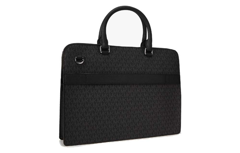 MICHAEL KORS MK Cooper Artificial Leather Handbag Briefcase Large Men"s Black