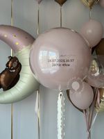 Воздушные шары на выписку для девочки №8766
