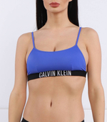 Топ бикини Calvin Klein Swimwear - голубой(KW0KW01851)