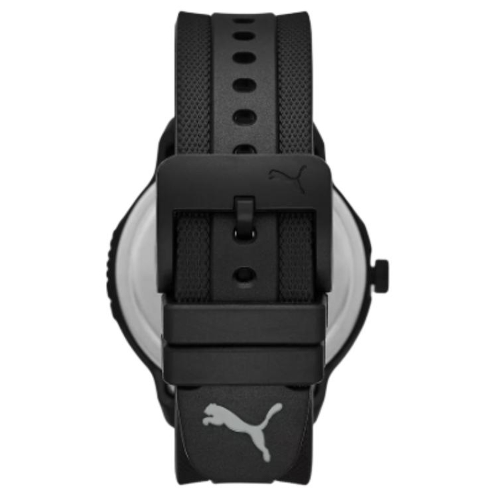 PUMA Wrist Watch Quartz Movement Plastic Strap 43mm Black Dial Men"s Watches
