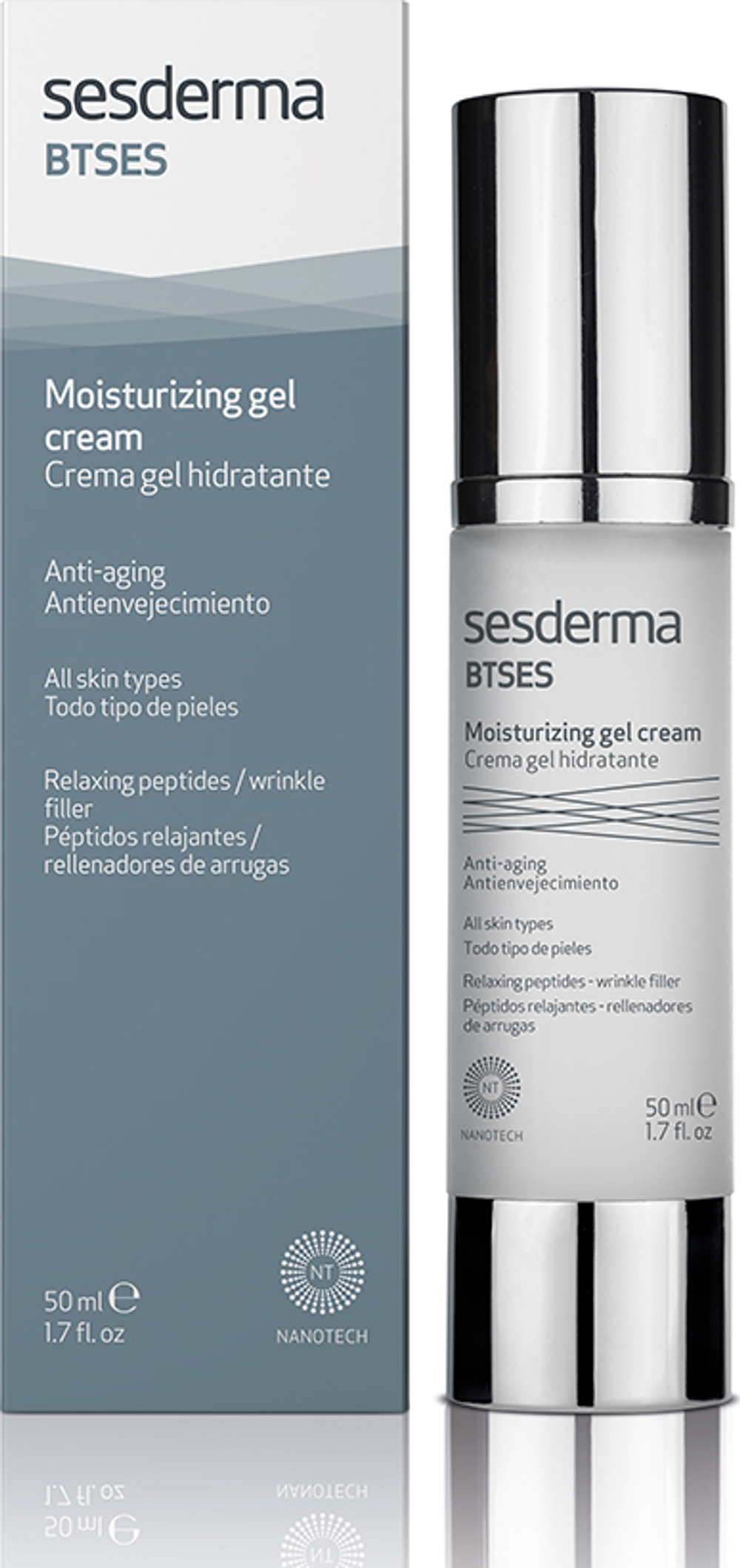 Sesderma BTSES Moisturizing gel cream - Крем-гель увлажняющий против морщин, 50 мл