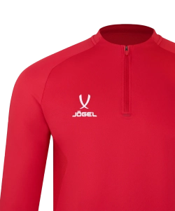 Джемпер тренировочный JÖGEL PREMIER PerFormDRY Training 1/4 Zip Top, красный