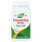 Nature's Way, Energizing Iron, формула с двойным железом, 90 мягких желатиновых капсул