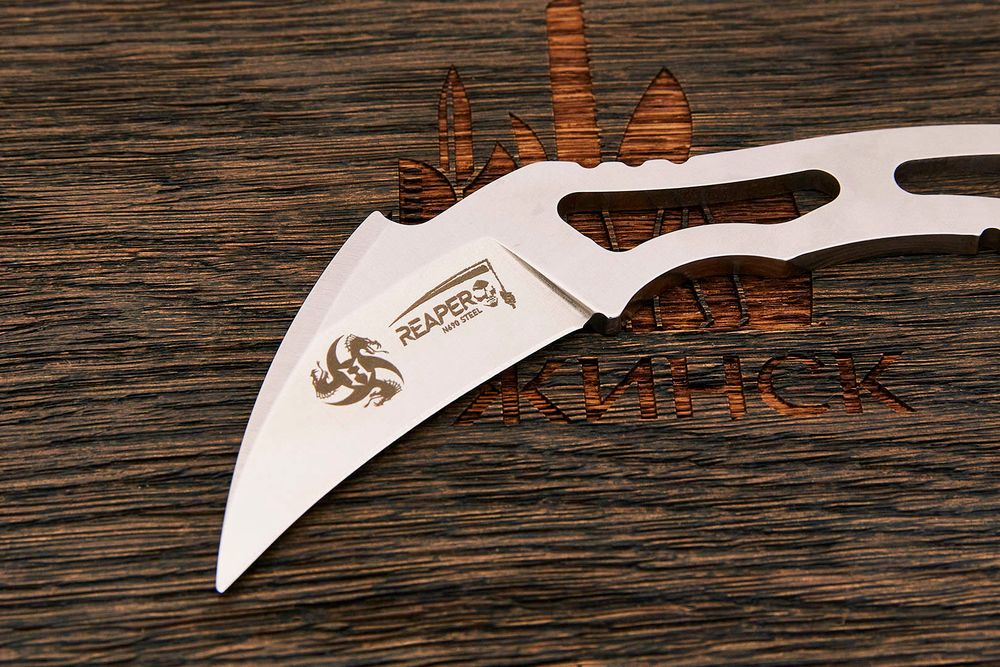 Нож EDC керамбит Kizlyar Supreme Reaper, клинок 63мм, сталь N690