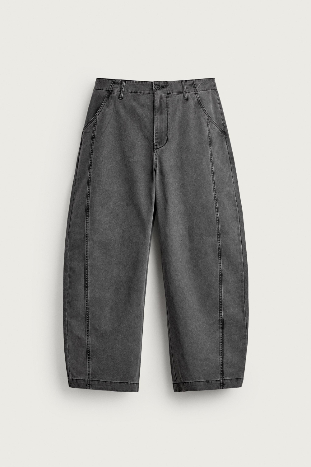 БРЮКИ BALLOON FIT СО ШВАМИ — ZARA · 8281/253