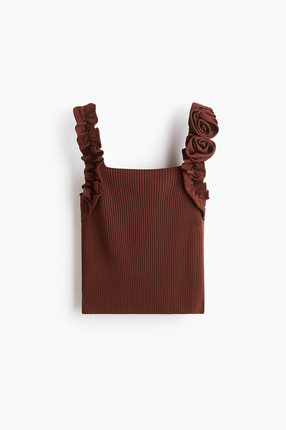 Топ с аппликацией в виде розы - H&M