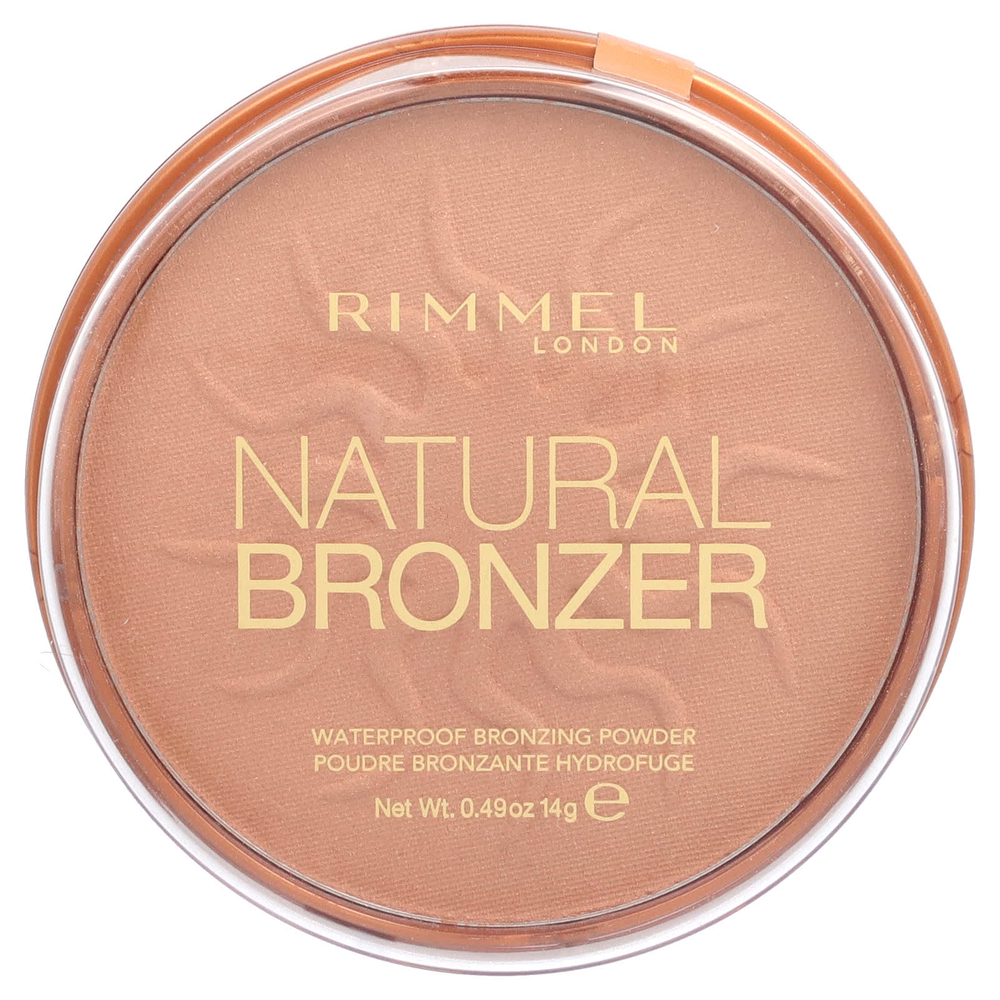 Rimmel London, Natural Bronzer, водостойкая бронзирующая пудра, 027 Sun Dance, 14 г (0,49 унции)