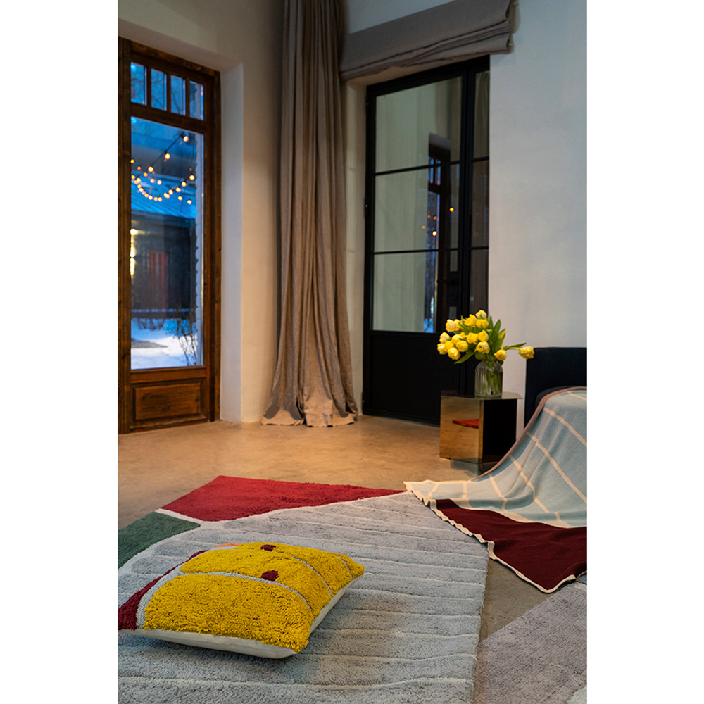 Ковер из хлопка с рисунком tea plantation из коллекции terra, 200х300 см
