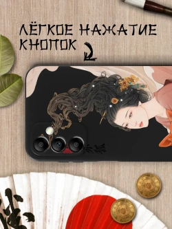 Чехол на Samsung A14 с 3D принтом
