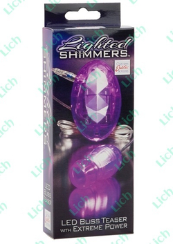 Светящаяся аметистовая капля с вибрацией SHIMMER