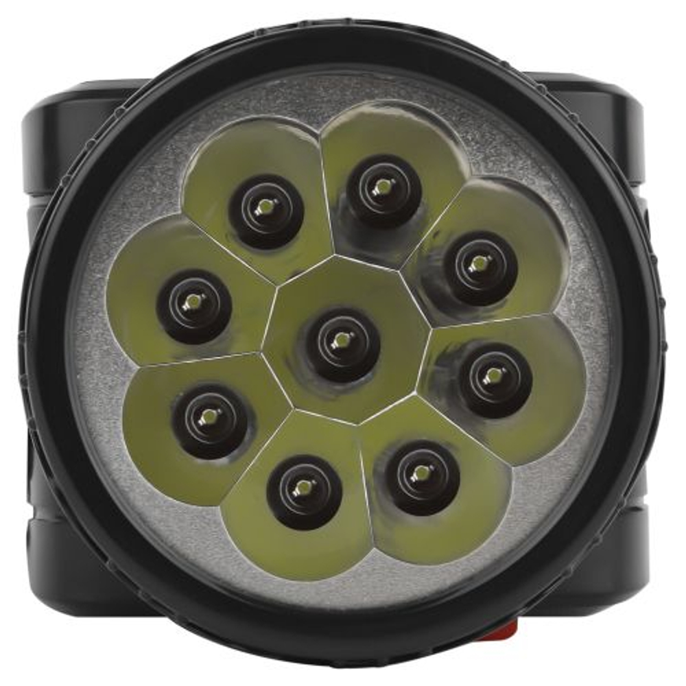 Фонарь аккумуляторный налобный TG9 9LED аккум. 4В 0.9А.ч ЗУ 220В (картон. упак.) Трофи C0045557