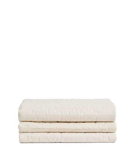 Бежевый защитный чехол для детской кроватки Tandani 30 x 180 см