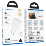 Сетевое зар. устр. Hoco N83 GaN с шнуром Type-C на Type-C 1C 60W белое
