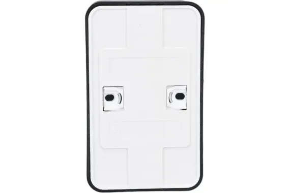 Розетка Systeme Electric BLANCA без заземления двойная накладная антрацит 30881