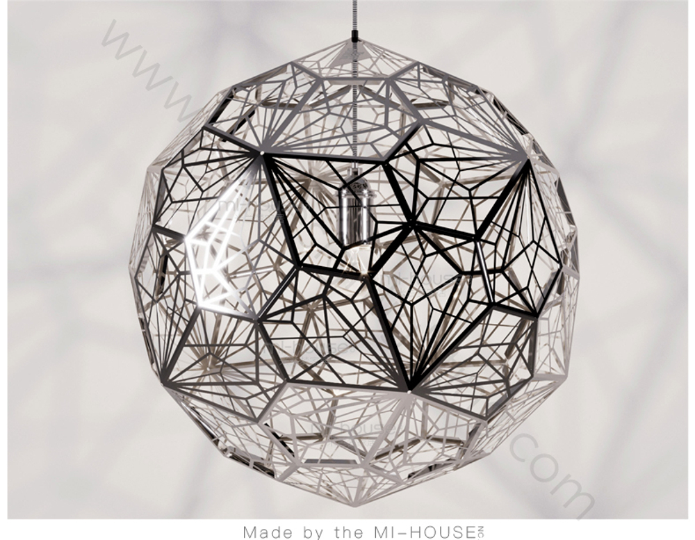 Pendant design lamp  Etch Web by Tom Dixon (Gold)