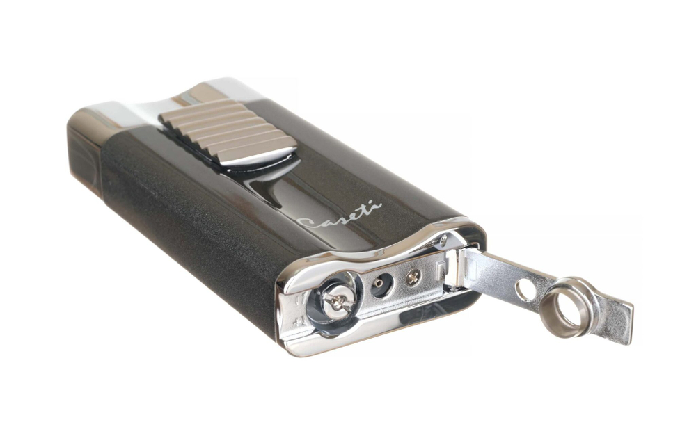 Зажигалка Caseti сигарная, турбо, антрацит CA558-7