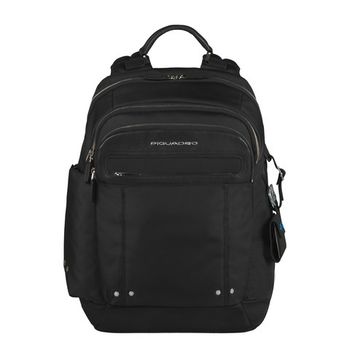Рюкзак Piquadro Link черный кожа и ткань (CA2961LK/N)