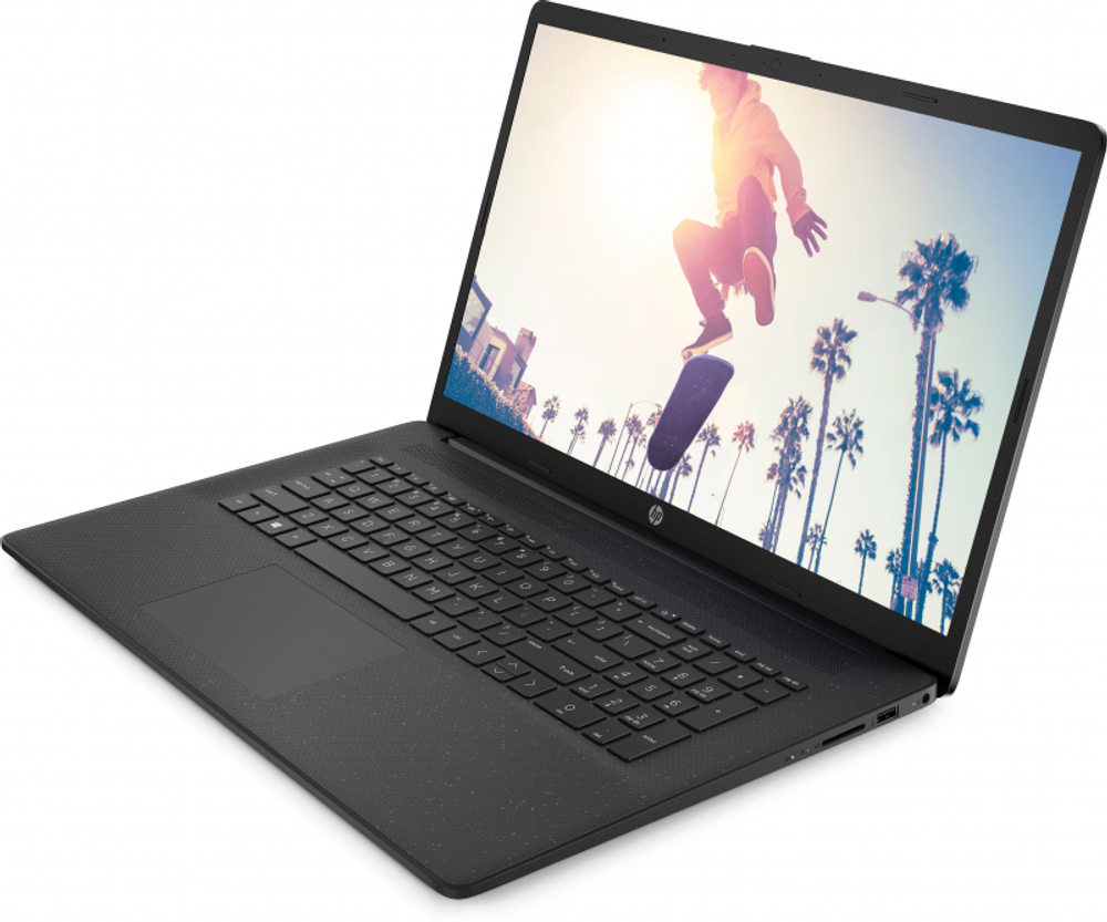 Ноутбук HP 17-cp0092ur 17.3" HD+/ AMD 3020e/ 4GB/ 256GB SSD/ noODD/ WiFi/ BT/ DOS (4D4B6EA)