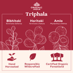 Organic India, трифала, 90 вегетарианских капсул
